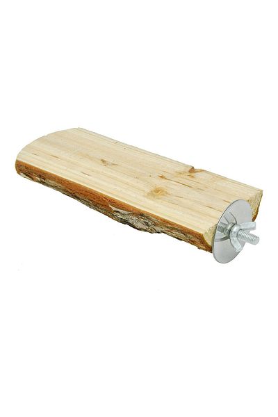 Alyones Wooden Platform Natural Wood Bird Perch For Birds