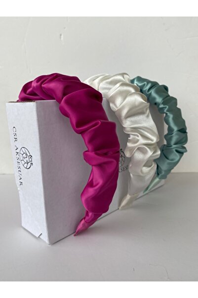 CSR AKSESUAR Set de coroane din 3 piese din seria Galibarda din satin