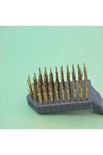 DecoTown Byrurg Metal Wire Brush Plastic Handle Rust Dirt Removal Cleaning Brush Byrnew