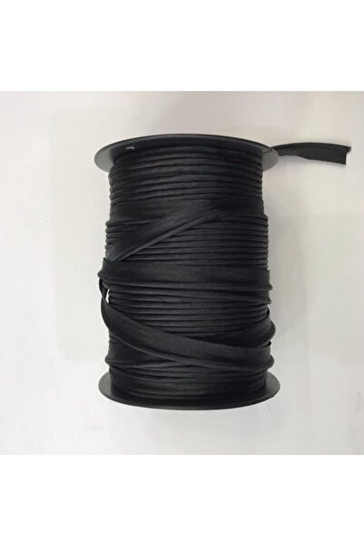 Koza Fermuar Siyah Saten Ara Biye 10m