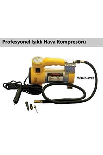 MYTOL Fy-001a Metal Gövdeli Ve Işıklı Araç Kompresörü