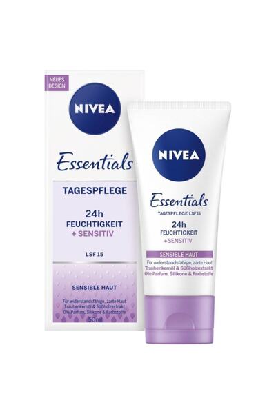 NIVEA Hassas Gündüz Kremi 24 Saat Nemlendirme 50 ml