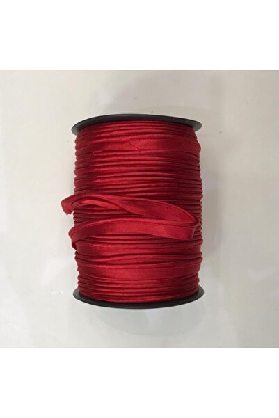 Koza Fermuar Kırmızı Saten Ara Biye 10m