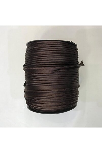 Koza Fermuar Kahverengi Saten Ara Biye 10m