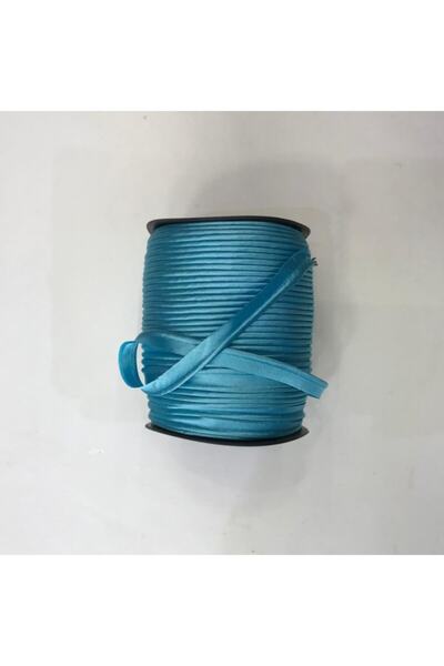 Koza Fermuar Mavi Saten Ara Biye 10m