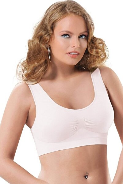 NBB Seamles Toparlayıcı Kaplı Yarım Büstiyer Beyaz Yeni Sezon