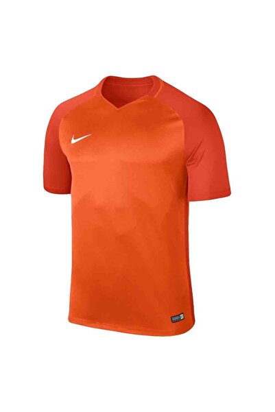 Nike Erkek Turuncu Dry Trophy III Jsy Kısa Kol Forma 881483-815