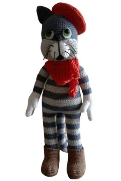 OYUNCAKPARK Çizmeli Kedi Amigurumi Organik Oyuncak