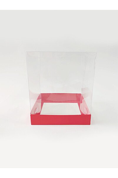 kadir kutu 15x15x17 Asetatlı Kırmızı Kutu 5’li