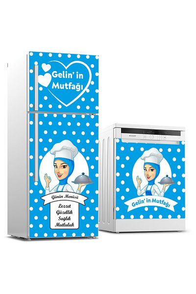 Tilki Dünyası Autocolant pentru set de frigider și mașină de spălat vase 0390