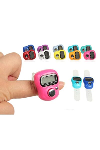 FırsatVar Hediyelik Dua Tespihat Sayacı Zikir Matik Pilli Zikir Sayacı Parmağ...