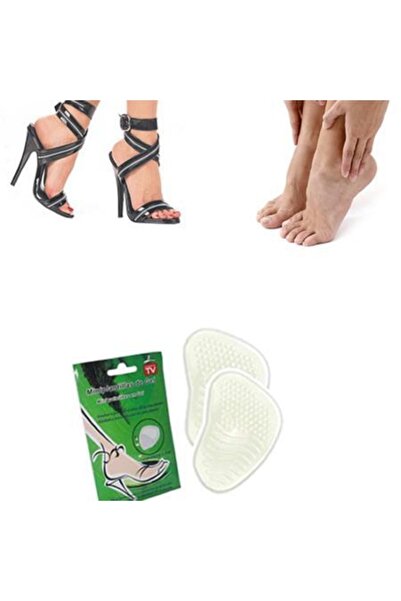 FırsatVar Topuklu Ayakkabı Ön Kısım Için Tabanlık Silikon Ayak Yastığı