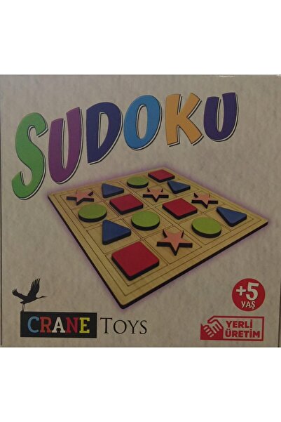 crane toys سودوكو خشبي بأشكال للأطفال