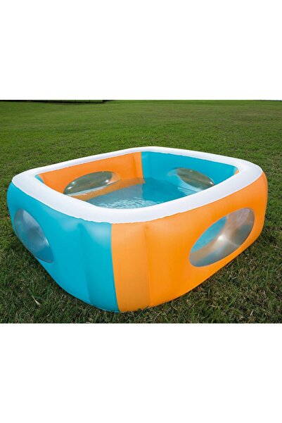 BESTWAY 62002 Pompasıyla- 51132 Büyük Şeffaf Pencereli Şişme Havuz
