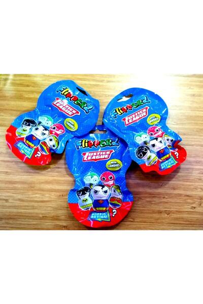 Unibon جاستيس ليج (حاج ياتماز) حلوى مع لعبة مفاجئة 3 قطع