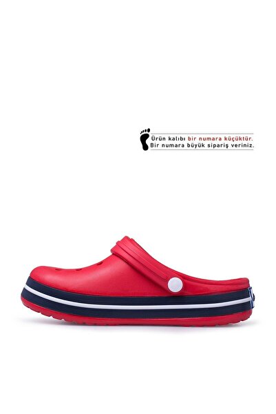 Akınal Bella Kırmızı Lacivert Beyaz Kadın Terlik E195z000