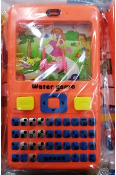 bi mukabele Su oyunu halka geçirme, 11x6,5 cm, turuncu, eğlenceli ve renkli a...