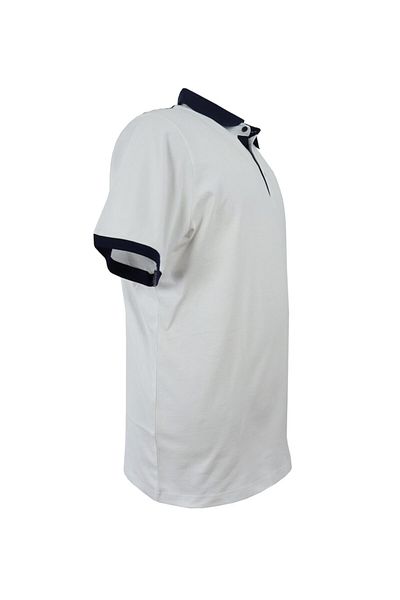 rugatchi Plus Size Men's T-Shirt Lycra Pique Polo Collar