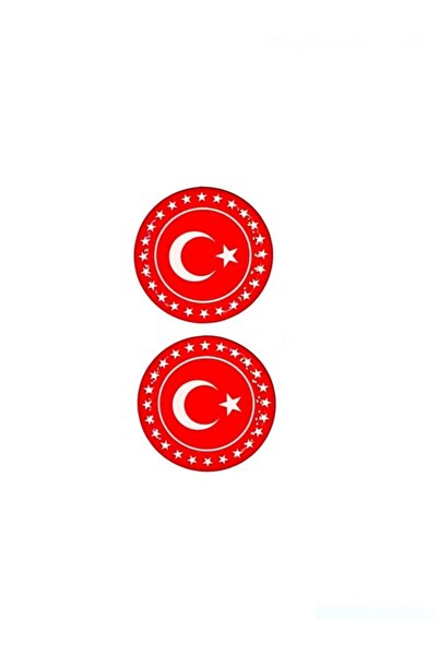BsElektronik Plaka Damla Sticker Etiket Pulu Türkiye Ay Yıldız Suya Güneşe Da...