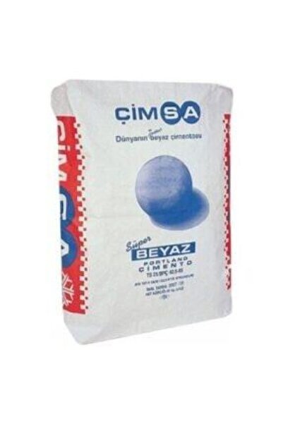 Genel Markalar Çimsa Süper Beyaz Çimento 2,5 Kg