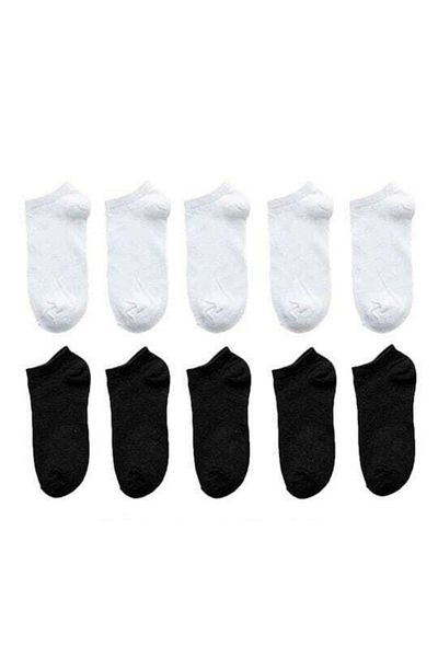 SOYTEMİZ Дамски боти Koton 5 Black 5 White (10 ЧИФТА)