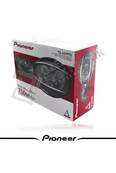 PIONNER Pioneer Ts-a6997s 750watt 150rms 16 X 24 Cm Oval Oto Hoparlör