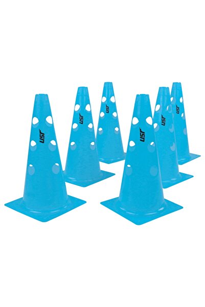 USR AHD38M 6 lı 38 Cm Delikli Antrenman Huni Seti Mavi