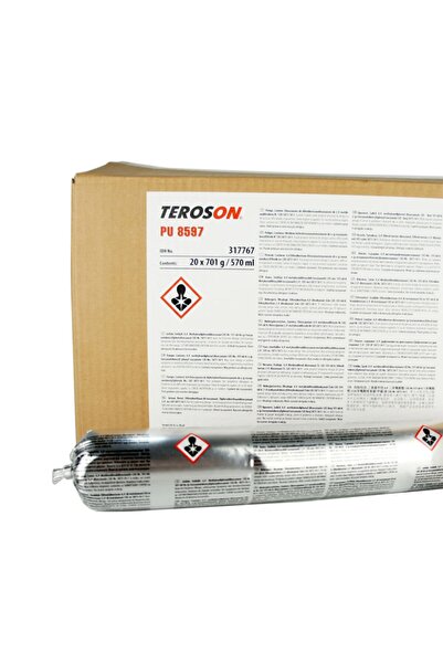 Henkel Teroson Pu 8597 Hızlı Oto Cam Yapıştırıcı Sosis 570ml (317767) 20'li Koli