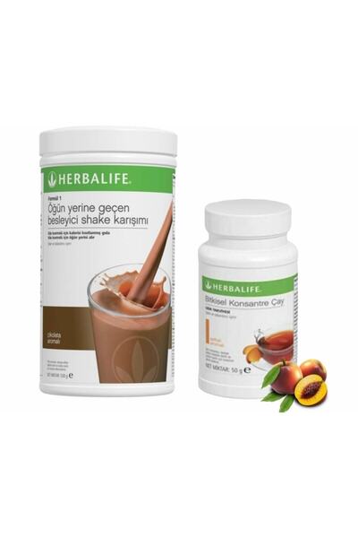 Herbalife Çikolata Aromalı Shake Ve Bitkisel Çay (şeftali Aromalı)