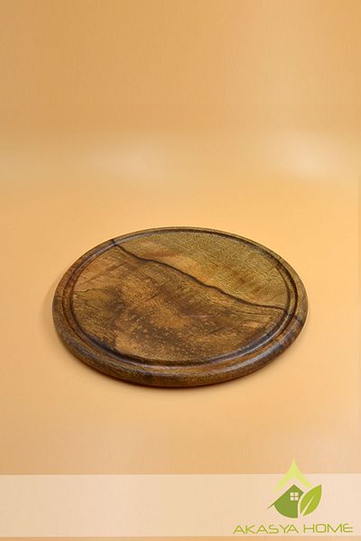 SepetçiBaba Acacia - 30 Cm Pizza Plate