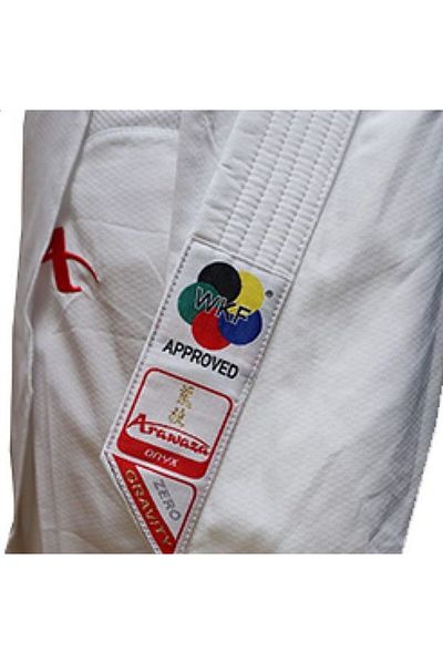 Arawaza فستان أونيكس زيرو جرافيتي كاراتيه كوميت المعتمد من WKF