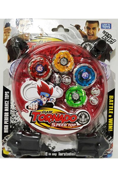 Tornado Beyblade Metal Fushion 4'lü Arenalı Oyuncak Set