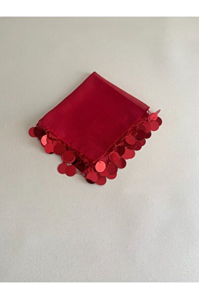 ZEYMERADE منديل شيفون أحمر إلى أحمر لوصيفة العروس هالاي 5 قطع من مادة الحناء ...