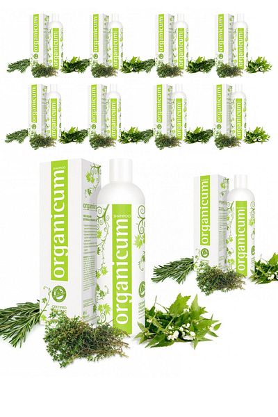 Organicum 350 Ml x 10 Pieces Oil Hair Shampoo