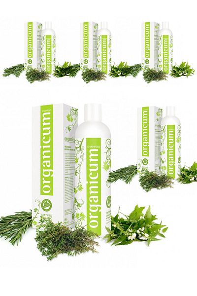 Organicum 350 Ml Oily Hair Shampoo - X 5 Pieces