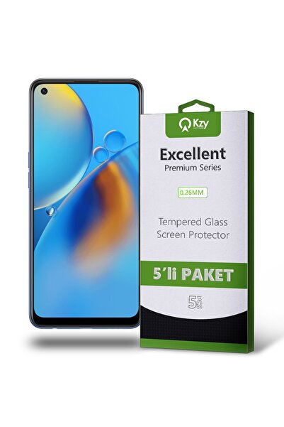 KZY İletişim Oppo A74 4g Temperli Uyumlu Ekran Koruyucu Kırılmaz Cam Ekonomik...