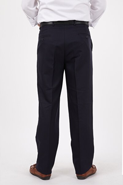 SippoTrade Чоловічі класичні чорні штани великого розміру з тканини