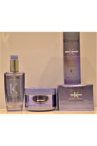 Kerastase Blond Absolu Le Bain Cicaextreme Şampuan 250 Ml+maske+gece Serumu+b...