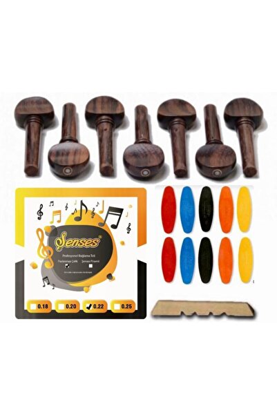 Şenses Nokta Sedefli Pelesenk Bağlama Burgu + 0.22 Şensexdivan Saz Teli