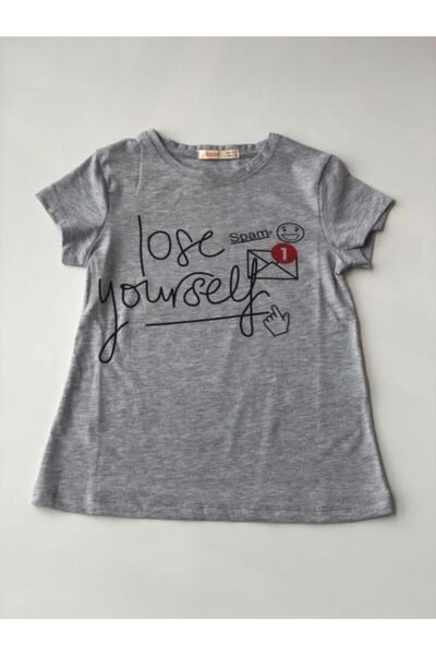 Selinus Μπλουζάκι για κορίτσια Lose Yourself Γκρι