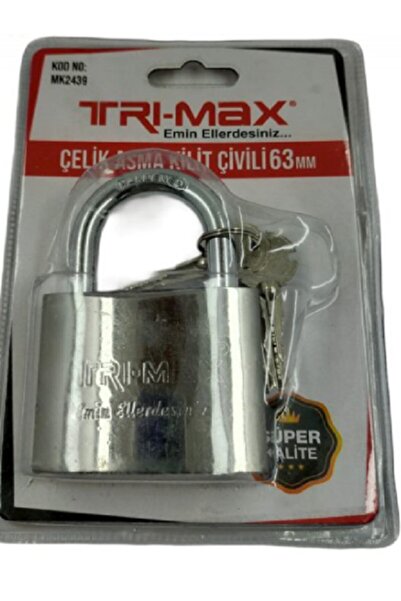 Trimax Çelik Asma Kilit 63 Mm