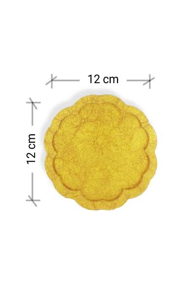 Epoksimax Flower Patterned Coaster Silicone Mold - Premium Series Silicone for Epoxy Casting 12cm
