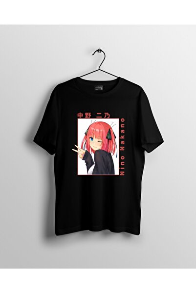 karikatürstore Nino Nakano The Quintessential Quintuplets Anime Tişört