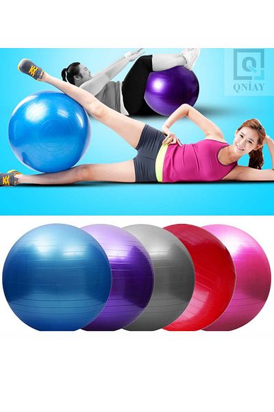 QNİAY Μπάλα Pilates Fitness Άσκηση Αποκατάσταση Πλάκες Pilates Μπάλα (65 cm)
