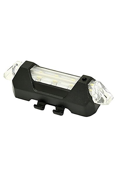 Streak Bisiklet Işığı Led Stop Arka Ikaz Işık Lamba Usb Şarjlı 4 Mod - Beyaz Işık