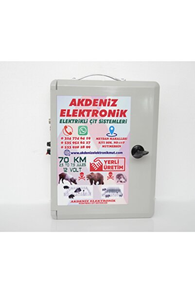 Akdeniz Elektronik Elektrikli Çit Ayı Ve Domuz Kovucu 50w 24a Cihaz