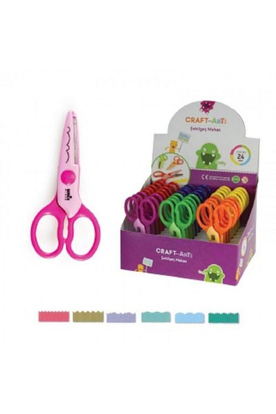 Craft and Arts Umıx Craft Arts Sekılgec Scissors 24 Pieces