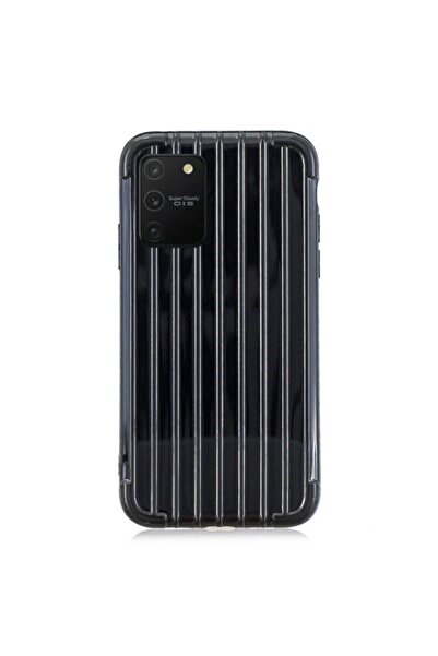 Ally Mobile Ally Samsung Galaxy S10 Lite-a91 Trunk Lines Ince Soft Silikon Kılıf Siyah