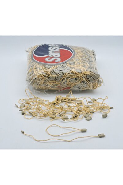 Sanse Locked Name Badge Rope Gold Yellow 1000 Pieces