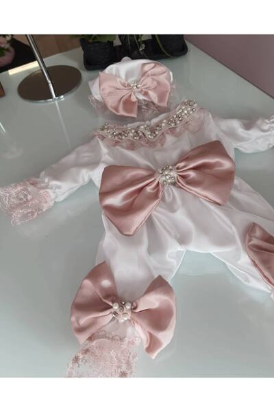 Tozpembebaby ثوب فضفاض للأطفال من الساتان